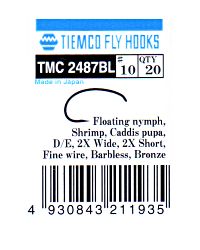 Tiemco TMC2487BL Nymph / Caddis Fly Hooks