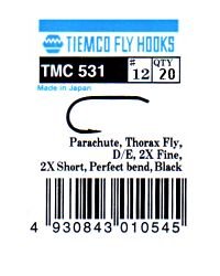 Tiemco TMC531 Parachute and Thorax Fly Hooks